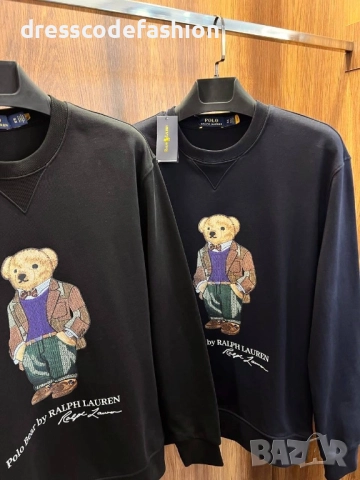 Мъжка черна блуза Polo