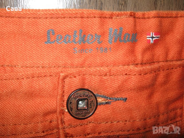 Дънки LEATHER MAN   мъжки,ХЛ, снимка 4 - Дънки - 34581688