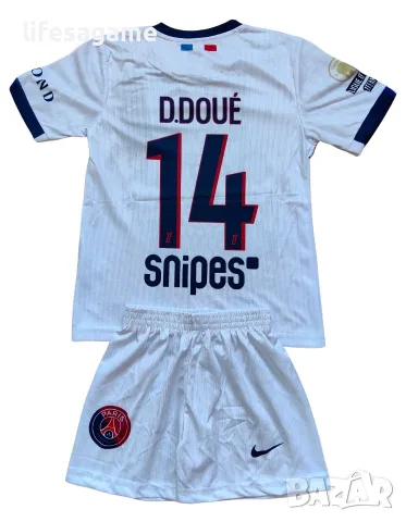 Детски футболен екип ПСЖ Дезире Дуе комплект PSG тениска Doue