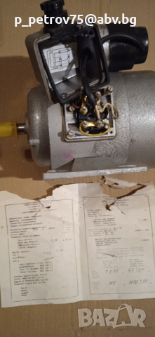 трифазен електродвигател 370w, снимка 3 - Електродвигатели - 44834602