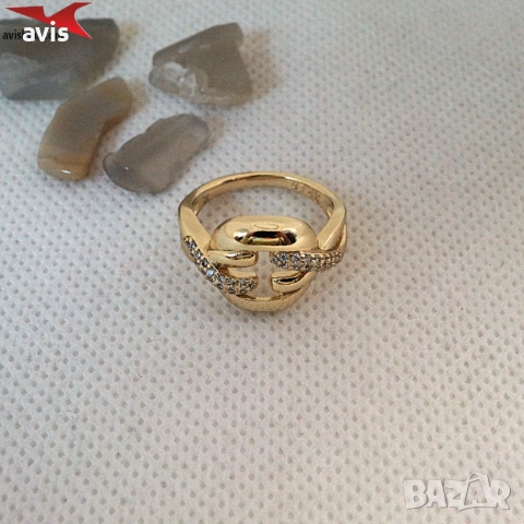 Пръстен с 14К златно покритие 224829