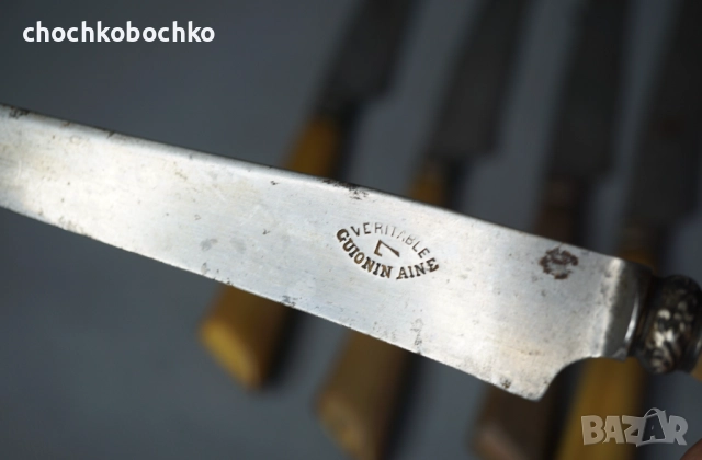 Veritable 5 Стари Френски ножа нож със сребро, снимка 5 - Ножове - 52220818