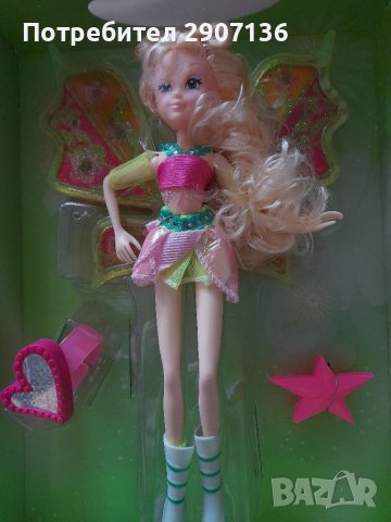 КУКЛА  WINKS с аксесоари,музикална, крилата и светят