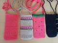 Плетени чантички за телефон , снимка 2