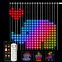 LED Светлинна Завеса 2х2 метра / 400 светодиода RGBW с IC приказни светлини, снимка 1