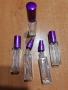 СТЪКЛЕНИ, ЧЕТИРИЪГЪЛНИ МИНИ СПРЕЙ ШИШЕНЦА ЗА ПАРФЮМ ОТ 10 ml. С КАПАЧЕ., снимка 2