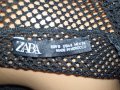 Zara XS,S-Черен топ  с дълъг ръкав- мрежа , снимка 6