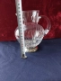 Авторски Кристални вази и кана със сребърен обков,среро 900/чаша,кана/, снимка 17