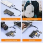 Нов Адаптер четец за карти 7 в 1 за SD/TF/CF/MS/xD USB-C Lightning 5Gbps, снимка 4