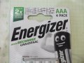 Комплект от 4 бр. акумулаторни батерии "Energizer - AAA", снимка 2