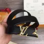 Louis Vuitton дамски колан естествена кожа в кутия, снимка 1