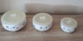 Три американски порцеланови купички с капак, снимка 2
