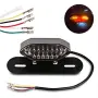 LED стоп 3 в 1 за мотоциклет с мигачи и осветление за номер, снимка 1