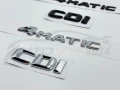Емблема за багажник надпис Mercedes 4matic cdi цди 4матик, снимка 4