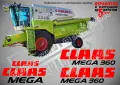 CLAAS земеделска механизация стикери, снимка 10