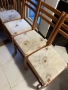Продават се четири дървени стола за хранене., снимка 2
