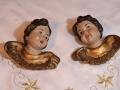 винтидж дървени статуетки на ангели херувими 29/3, снимка 1