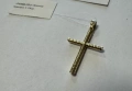 Златна висулка(кръст) 1.14гр., снимка 6
