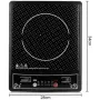 Единичен индукционен котлон Cheffinger CF IND200 2000W, снимка 5