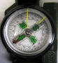 Компас с бусола и алуминиев корпус. Състои се от свободно въртяща се магнитна стрелка, която се орие, снимка 2