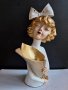 декоративна статуетка момиче - вазичка за изкуствени цветя, снимка 1 - Декорация за дома - 40999180