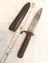 Супер Рядък Оригинален Немски Боен Нож Щик WW II 21см с Канията, снимка 4