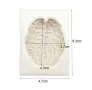 3D Мозък силиконов молд форма фондан шоколад гипс сапун свещ декор, снимка 5