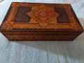 Войнишка пирографирана кутия от соца. , снимка 2