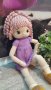 Плетена играчка Кукла Вика + подарък Зайче,  Ръчно изработена, Перфектен подарък, снимка 17
