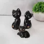 5557 Винтидж колекция Черни котки фигурки, 3 броя, снимка 2