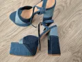 дамски дънкови сандали, снимка 1