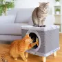 Катерушка за котки 3 в 1 - меко легло, играчка и драскалка, снимка 2