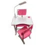 Детско бюро и столче за деца 3 -18 години, розаво, чин със стол , снимка 4