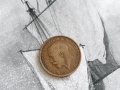 Монета - Великобритания - 1/2 (половин) пени | 1920г., снимка 2