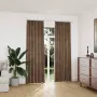 vidaXL Затъмняващи завеси с куки, 2 бр, кадифе, бежови, 140x225 см, снимка 2