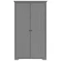 vidaXL Гардероб BODO, сив, 99x53,5x173 см, бор масив, снимка 3