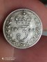 3 пенса 1920 г сребро Великобритания , снимка 1