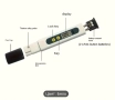 Нов Тестер за измерване на качеството на водата TDS, с LCD екран, снимка 10