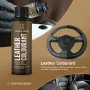 	Комплект за почистване, обновяване и грижа за Черен кожен волан Leather Expert Steering Wheel Care , снимка 6