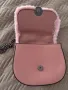 Дамска розова чанта с пух, снимка 5