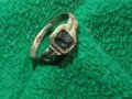 Старинен пръстен сачан ръчна изработка с БУКВА Т - 67361, снимка 4