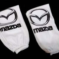 Автомобилни калъфки за наглавници (2бр. К-Т) За Mazda Мазда / Черни Универсален и Еластичен Модел, снимка 2 - Аксесоари и консумативи - 40956721