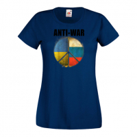 Дамска тениска ANTI WAR, Украйна,спрете войната, подкрепям Укркайна, снимка 4 - Тениски - 36113452