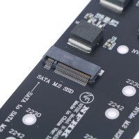 SATA адаптер SFF-8643 към M.2 U2 NGFF M-Key и Slimline SAS NVME PCIe SSD SATA за дънна платка, снимка 4 - Кабели и адаптери - 41797916