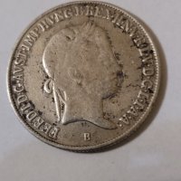 Сребърна монета 20 кройцер, снимка 5 - Нумизматика и бонистика - 40087386