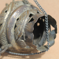 Възрожденско сребърно кандило , снимка 7 - Антикварни и старинни предмети - 36335496