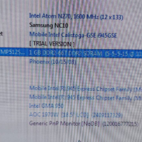 Дъно Samsung NC10 , снимка 2 - Части за лаптопи - 44712961