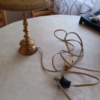 Стара медна нощна лампа , снимка 4 - Антикварни и старинни предмети - 40445858