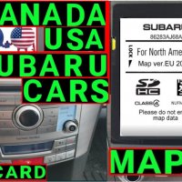 🚗 2023 Карти Навигация ъпдейт Субару SUBARU Канада Европейска SD card карта Outback Legacy Forester, снимка 1 - Навигация за кола - 35698127