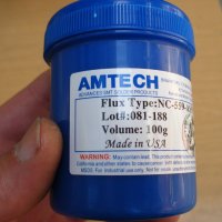 Amtech NC-559-ASM 100 гр Флюс flux паста за запояване ребол на BGA SMD чипове, снимка 5 - Други инструменти - 10670940